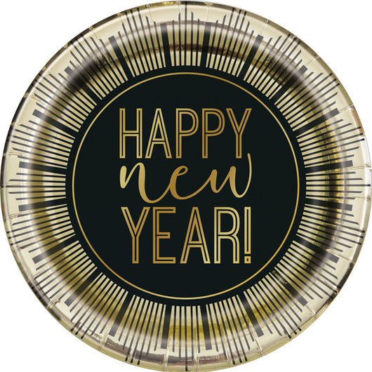 Happy New Year Paper Plates | The French Kitchen Castle Hill
