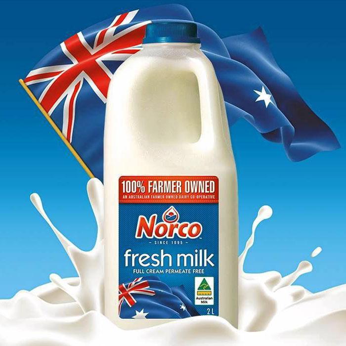 Norco = Aussie Milk @ The French Kitchen Castel Hill