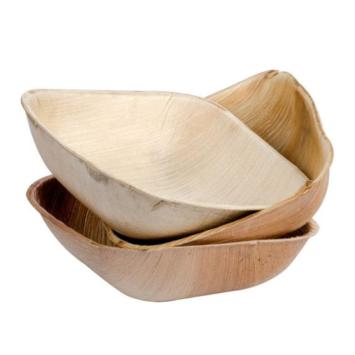 Palm Leaf Square Bowl 5"