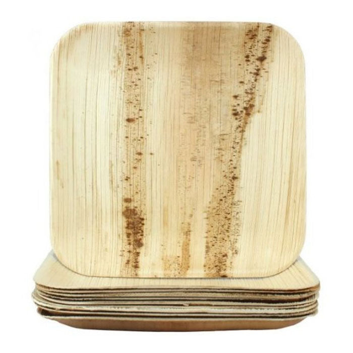 Palm Leaf Square Plate
