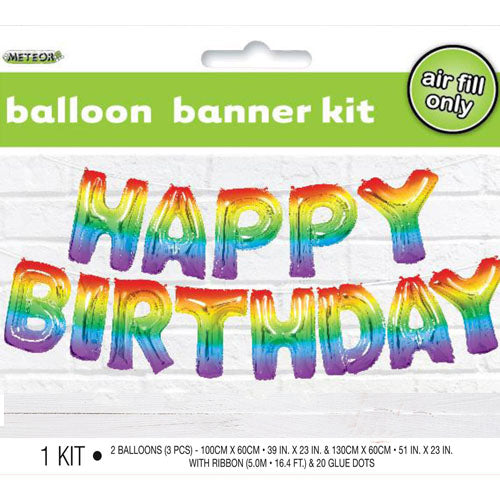 Balloon Banner Kit | Happy Birthday