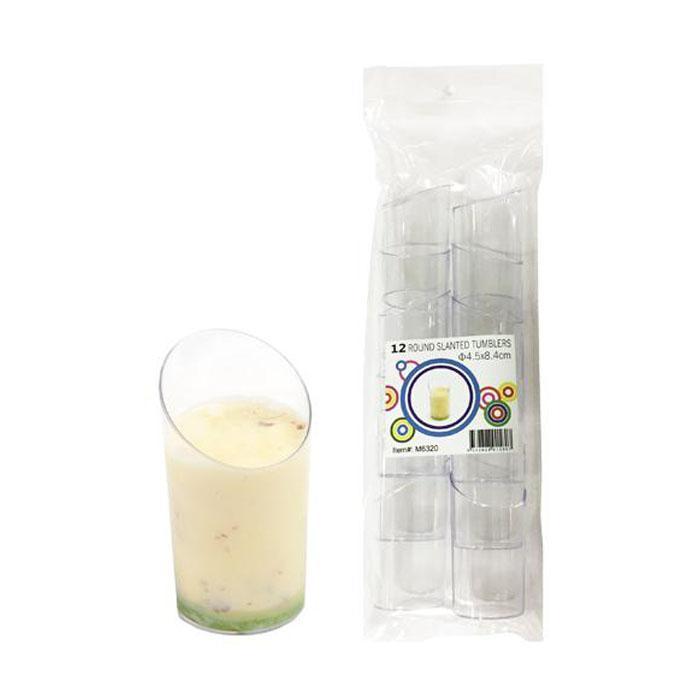 Slanted Tumblers Dessert Cups