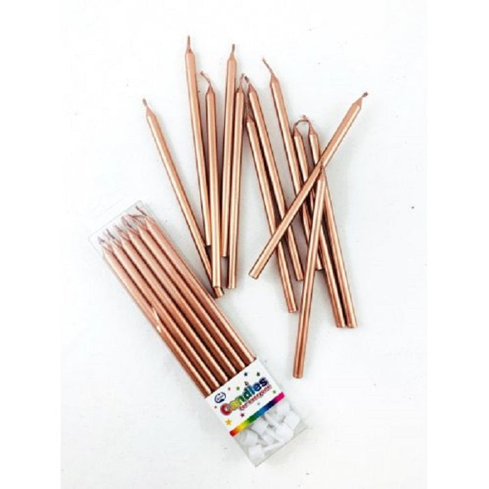 Slimline Candles | Rose Gold