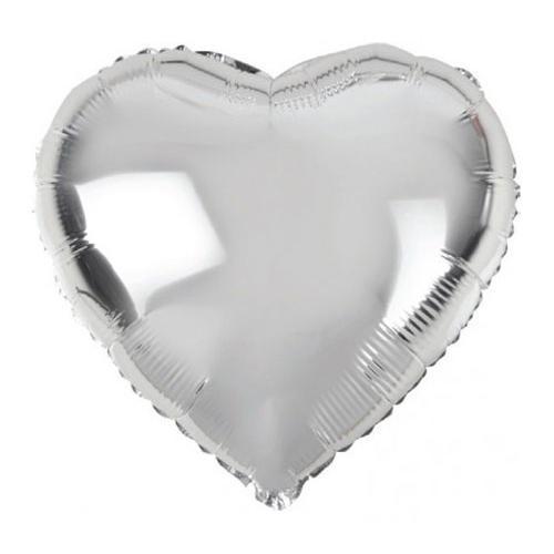 Foil Heart Balloons | Silver | Party | Shop Balloons @ The French Kitchen Castle Hill