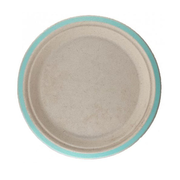 Mint Green Sugarcane Plates | The French Kitchen