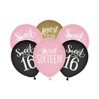 Happy Birthday | Sweet 16 | Latex Balloon Set