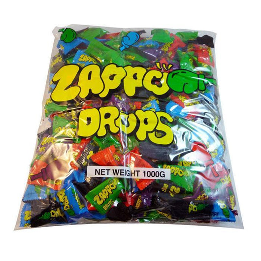 Zappo Drops Bulk Candy. Great candy and lolly selection along with party supplies, food and partyware at The French Kitchen Castle Hill