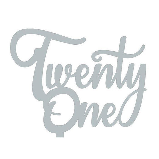 Acrylic Cake Toppers | Twenty One