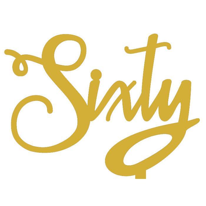 Acrylic Cake Toppers | Sixty