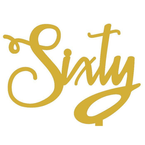 Acrylic Cake Toppers | Sixty