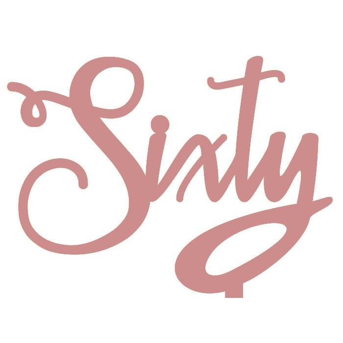 Acrylic Cake Toppers | Sixty