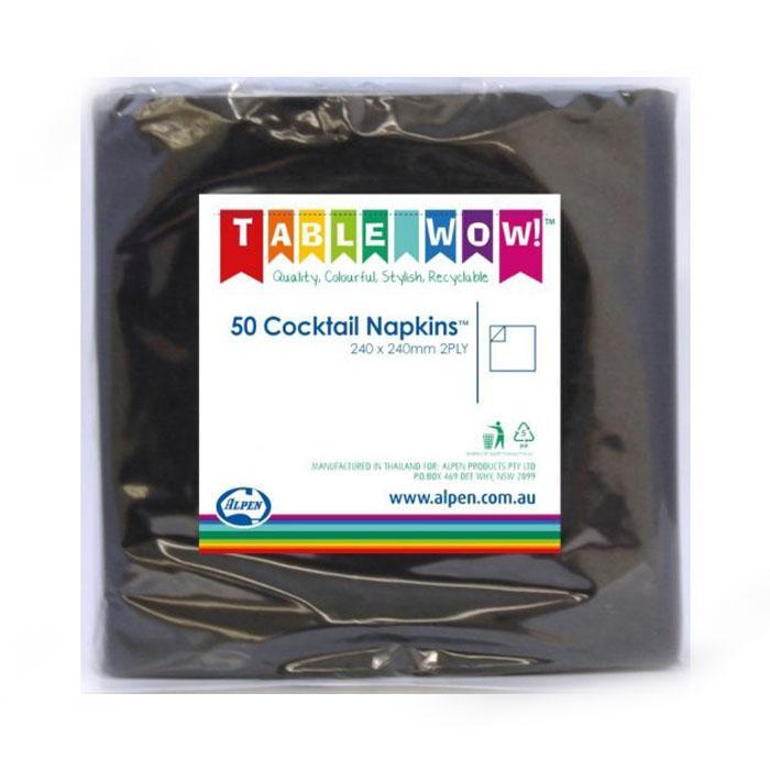 Alpen Quality 2ply 50pk Cocktail Napkins | The French Kitchen Castle Hill 