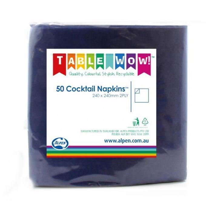 Alpen Quality 2ply 50pk Cocktail Napkins | The French Kitchen Castle Hill 