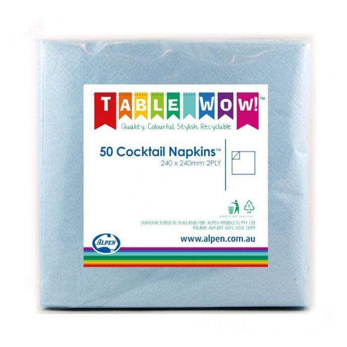 Alpen Quality 2ply 50pk Cocktail Napkins | The French Kitchen Castle Hill 