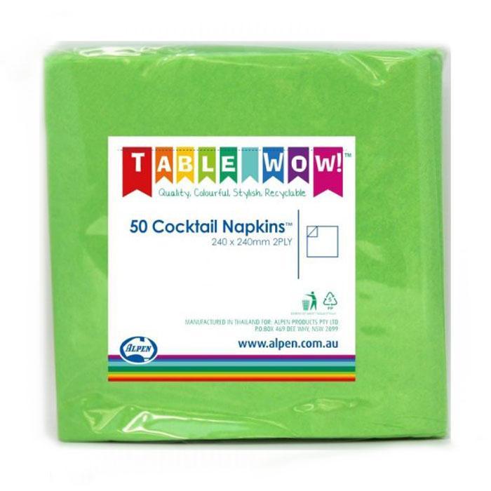 Alpen Quality 2ply 50pk Cocktail Napkins | The French Kitchen Castle Hill 