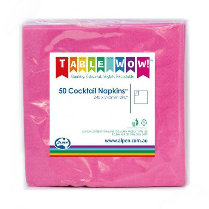 Alpen Quality 2ply 50pk Cocktail Napkins | The French Kitchen Castle Hill 