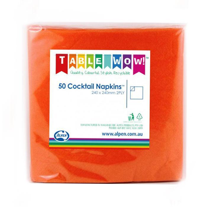 Alpen Quality 2ply 50pk Cocktail Napkins | The French Kitchen Castle Hill 
