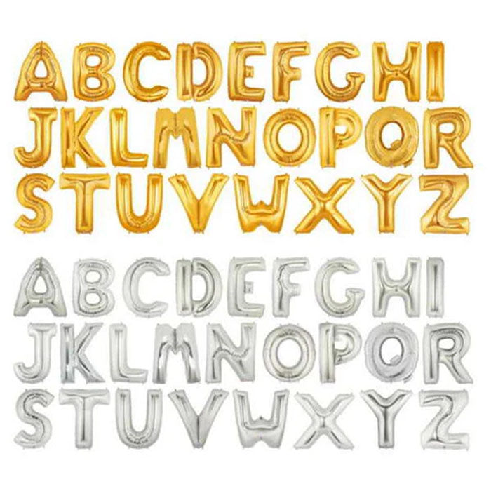 Gold Jumbo Letter Foils
