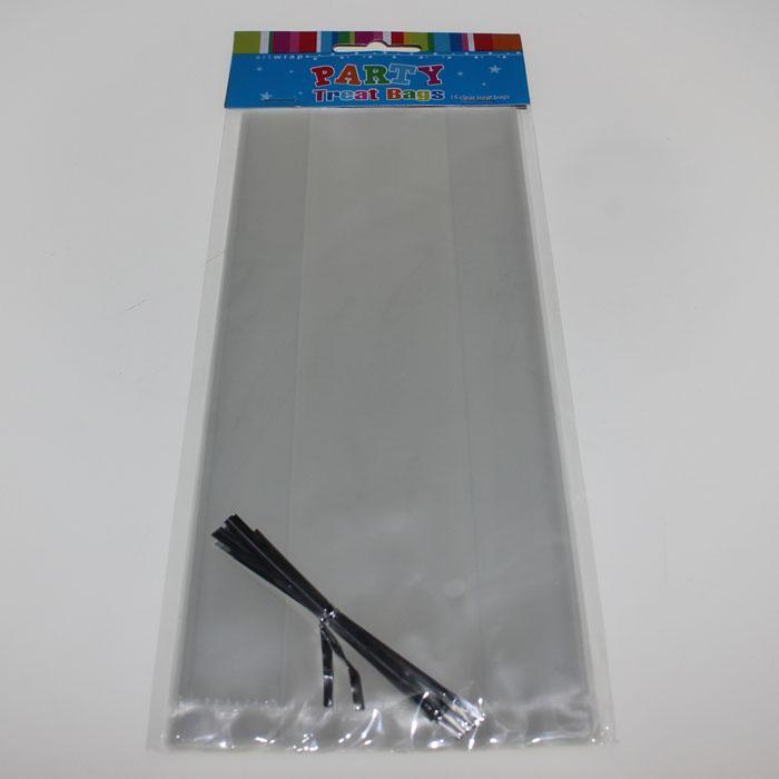 Clear Treat Bags | With Twist Ties