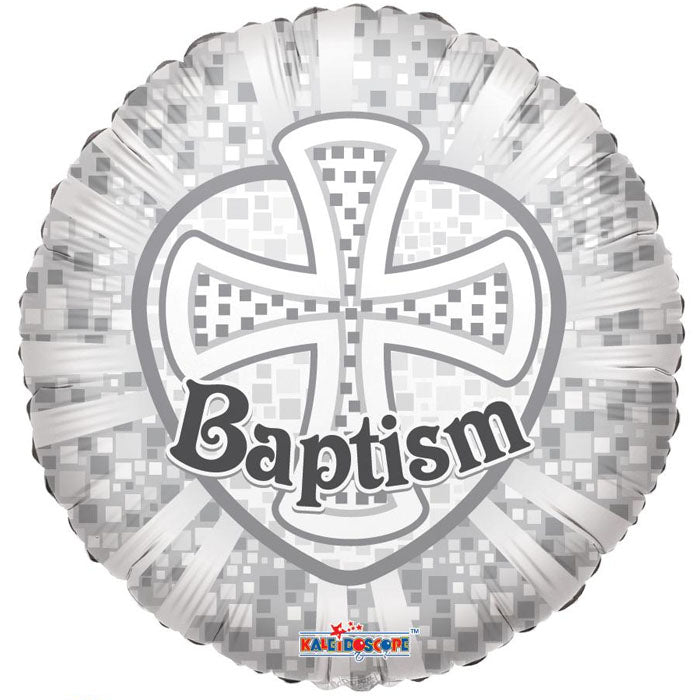 Baptism Foil Balloon | Silver