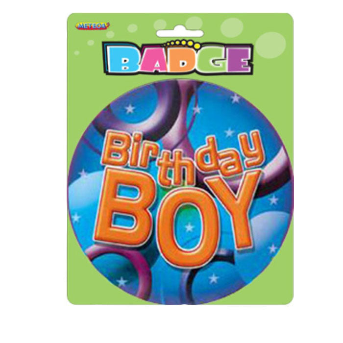 Jumbo Birthday Boy Badge | 15cm