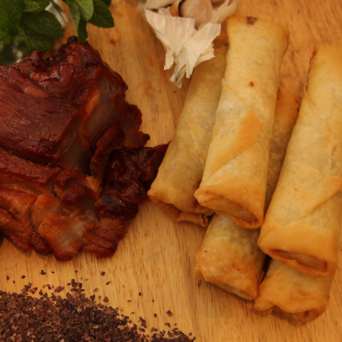 GOLDEN FAN BBQ Pork Spring Rolls