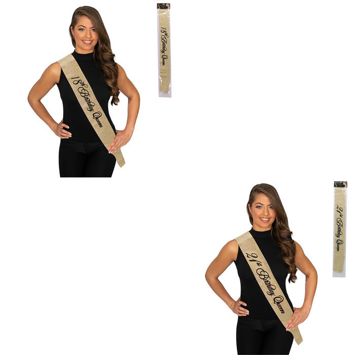 Birthday Sash Eighteen & Twenty One | The French Kitchen Castle Hill
