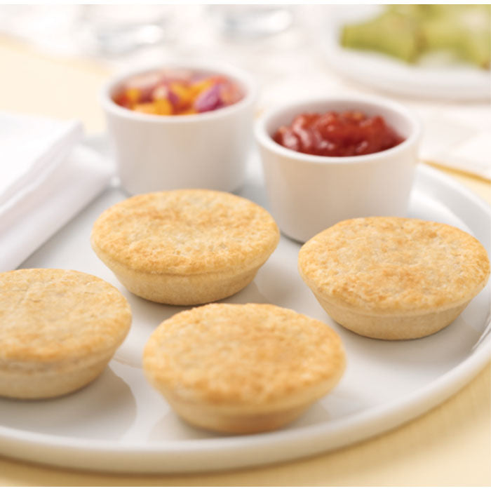 The Pie Factory Mini Cocktail Beef Pies | 24pk