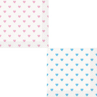 Heart Beverage Napkins | The French Kitchen Castle Hill