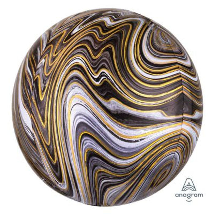 Black Marble Foil Orbz