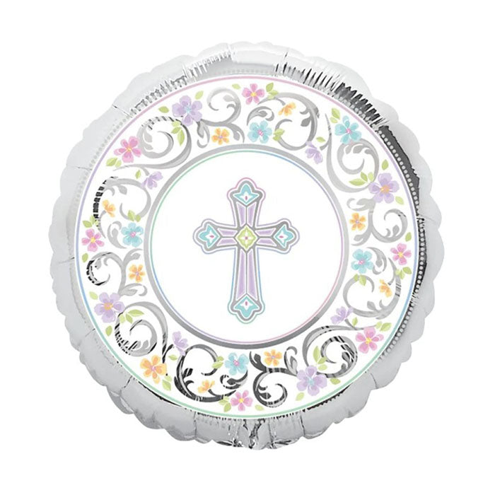 Pastel Cross Foil Balloon | 45cm