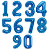 Blue Jumbo Number Foils