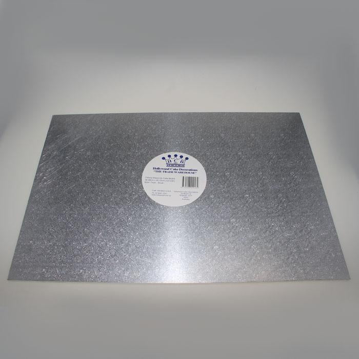Cake Boards Rectangle Silver Masonite The French Kitchen Castle Hill