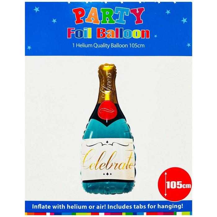 Champagne Bottle Foil Balloon | 105cm Foil Balloon
