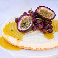 Passionfruit Cheesecake 1kg Round