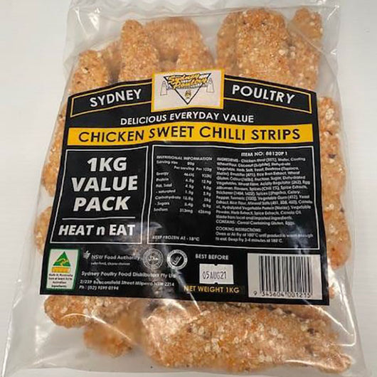 Sweet Chilli Chicken Strips | 1KG | The French KitchenCastle Hill 