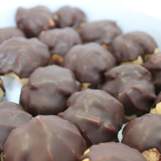 Chocolate Coated Grand Marnier Custard Profiteroles 50s