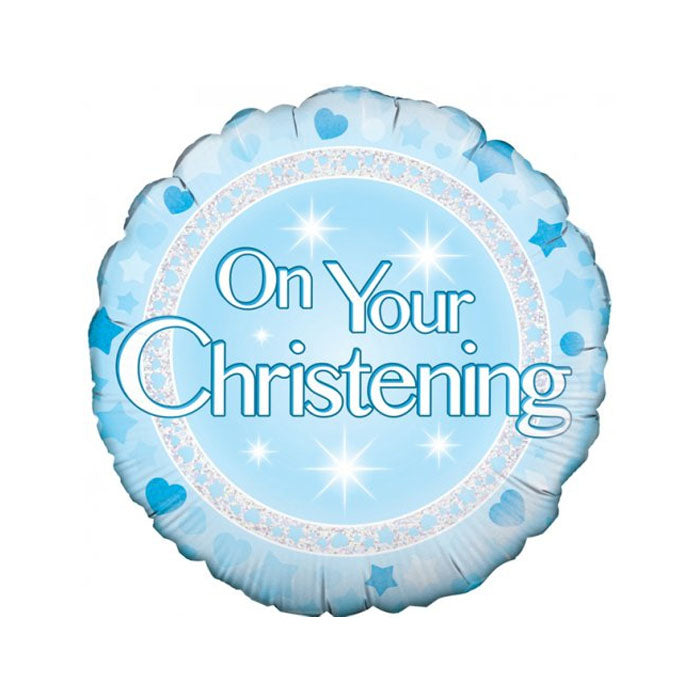 Christening Foil Balloon | Pink or Blue