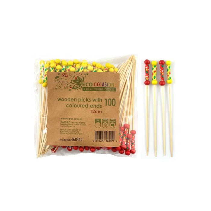 Colourful Wooden Picks