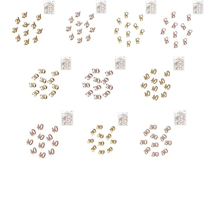 Rose Gold Jumbo Confetti