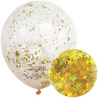 Glitter Confetti Balloons 30 cm | 3 pk