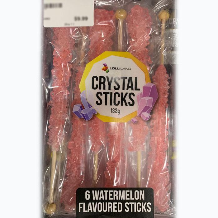 Crystal Sticks | Pink | Confectionery | Crystal Rock Pops | Unicorn Theme | Shop @ The French Kitchen Castle Hill