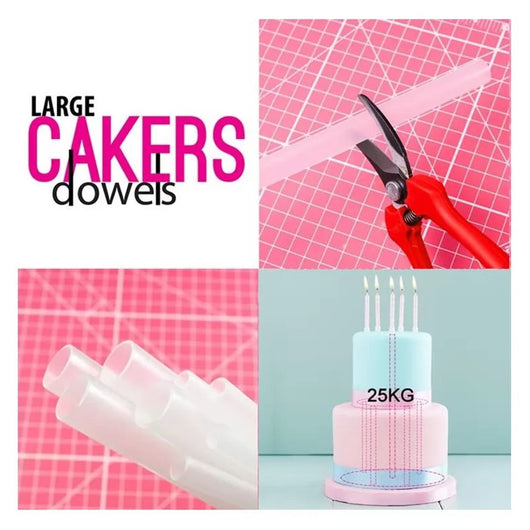 In Stock】30 Pcs Cake Dowel Rods, 9.5 Inch Plastic Cake Support Rod White  Cake Stand Sticks for Tiered Cake Construction and Stacking | Lazada PH