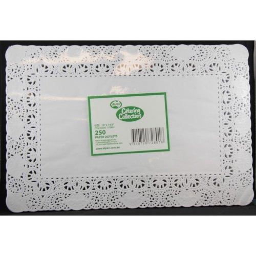 Rectangle Paper Doyleys 250 Pack