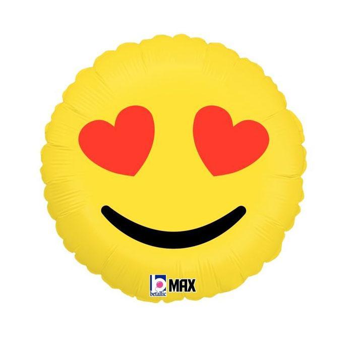 Emoji Valentine's Day Foil Balloons