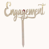 Acrylic Cake Toppers | Engagement