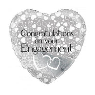 Engagement | Congrats | Heart Foil Balloon