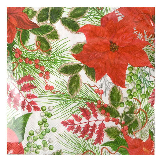 Christmas Floral Napkins | The French Kitchen Castle Hill