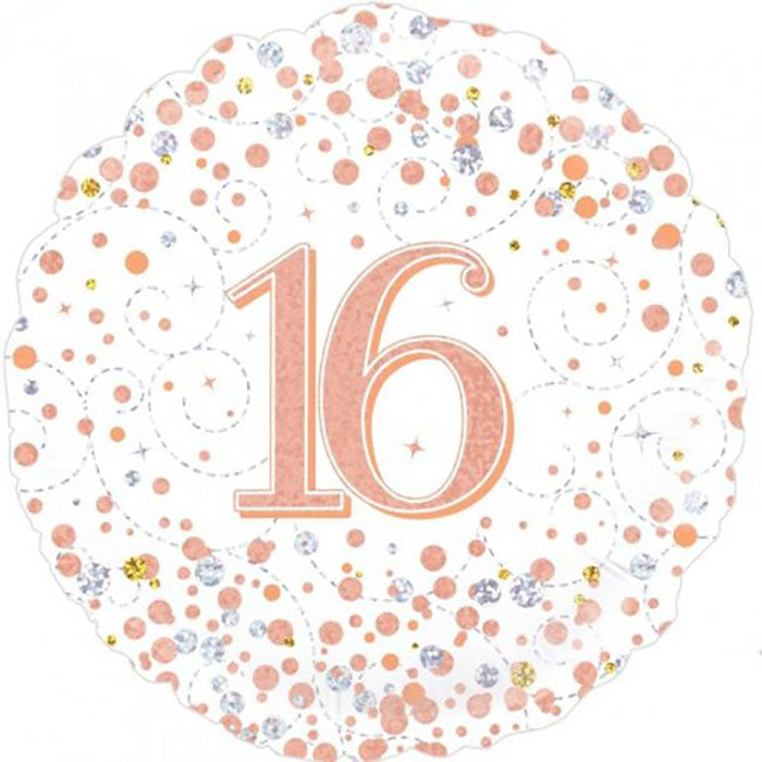 Rose Gold Birthday Foils