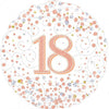 Rose Gold 18" Foil Balloons - Happy Birthday & Milestone Numbers